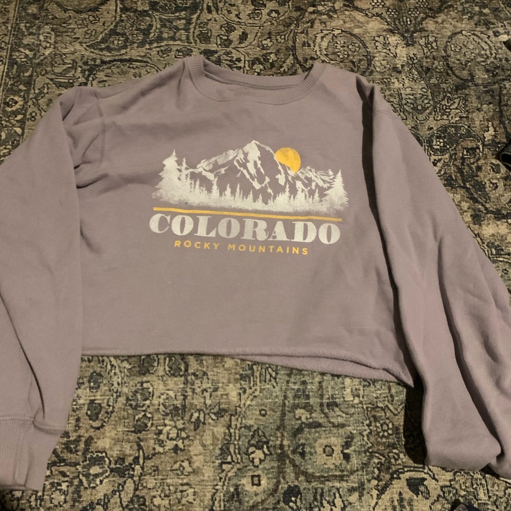 cropped hollister crew neck